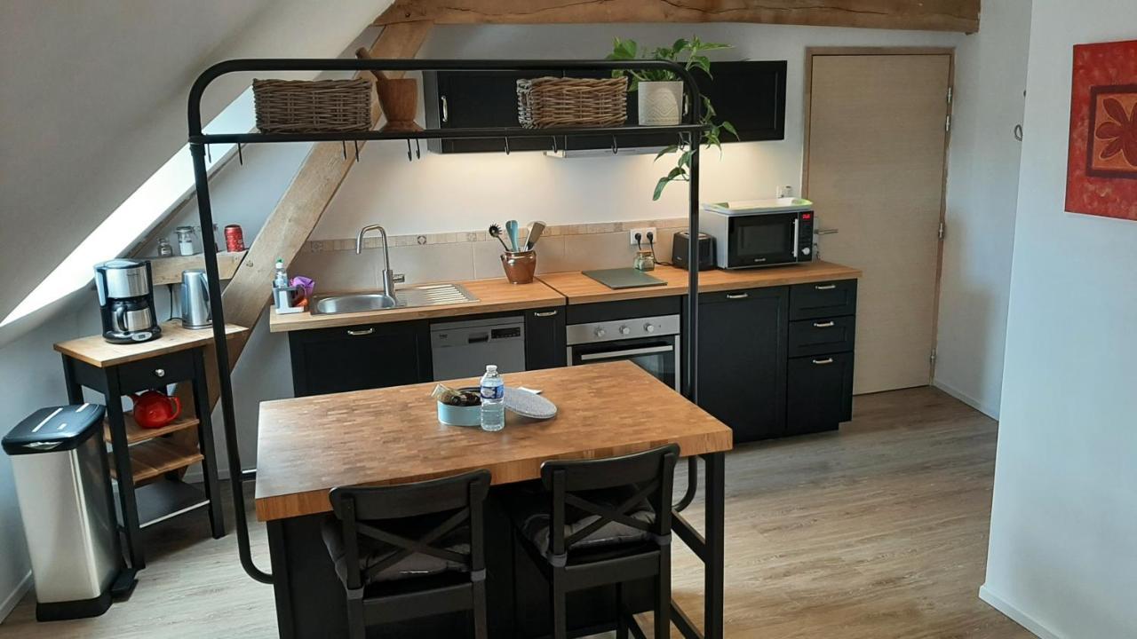 Ferienwohnung Les Petits Greniers Jonquières Exterior foto
